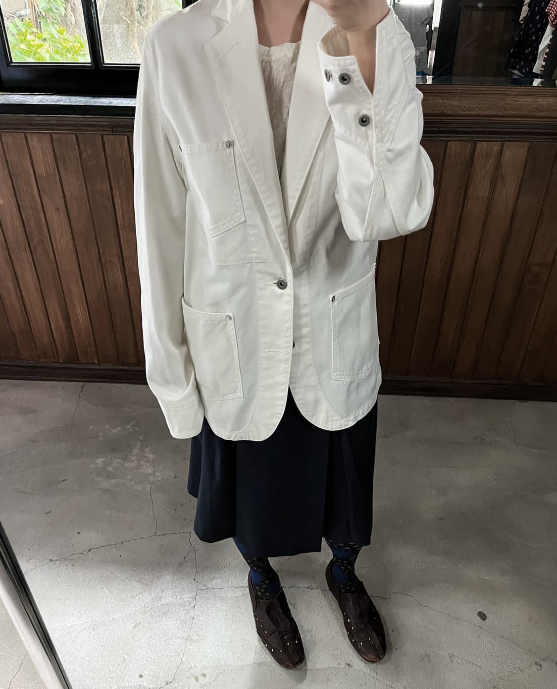JIL SANDER wool midi skirt 상품이미지2