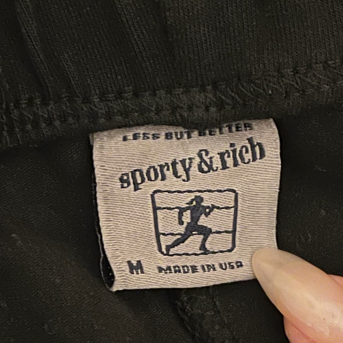 정품/새상품 SPORTY&RICH 스포티앤리치 바이커 러닝 쇼츠 팬츠 상품이미지6