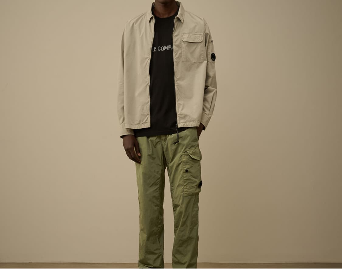 Cp컴퍼니 집업 셔츠 자켓 XL 카키 상품이미지3