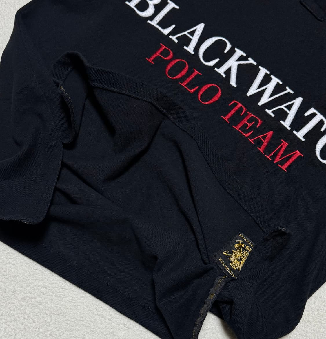 폴로 랄프로렌 빅포니 검골 Black Watch 럭비 카라 반팔 상품이미지5