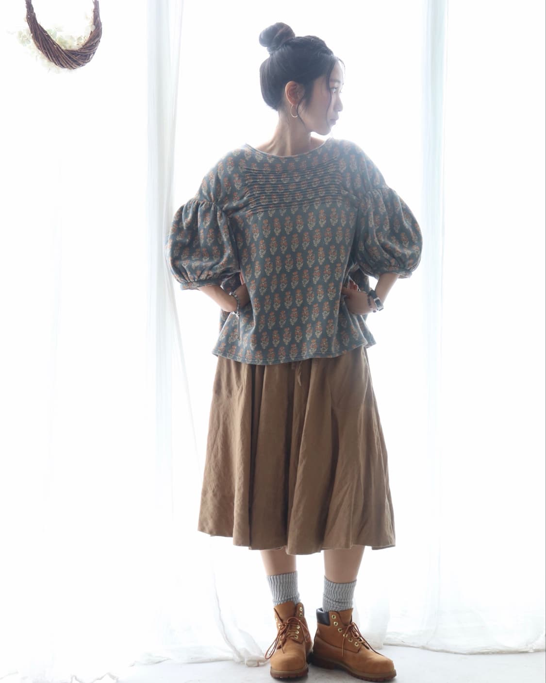 [Kapital] Floral Cashmere-Blend Blouse 상품이미지4