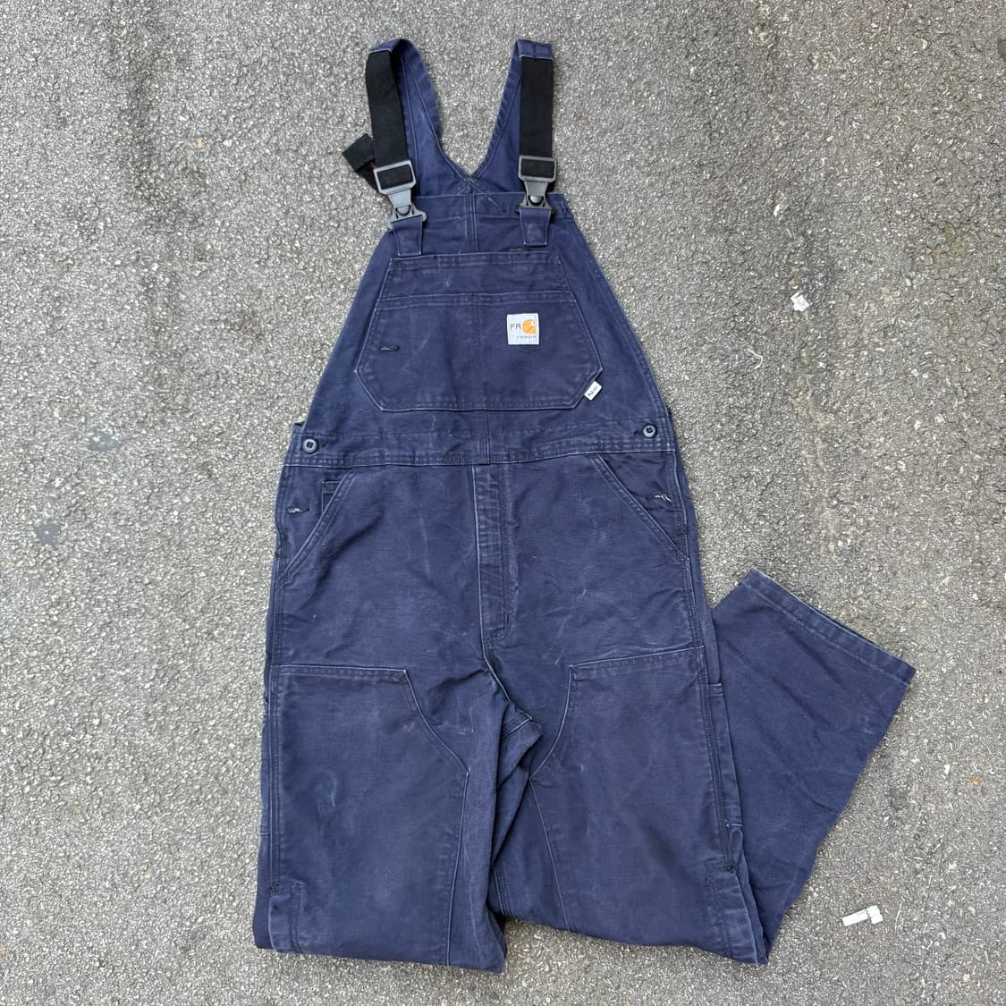 칼하트 더블니 오버롤 네이비 상품이미지1