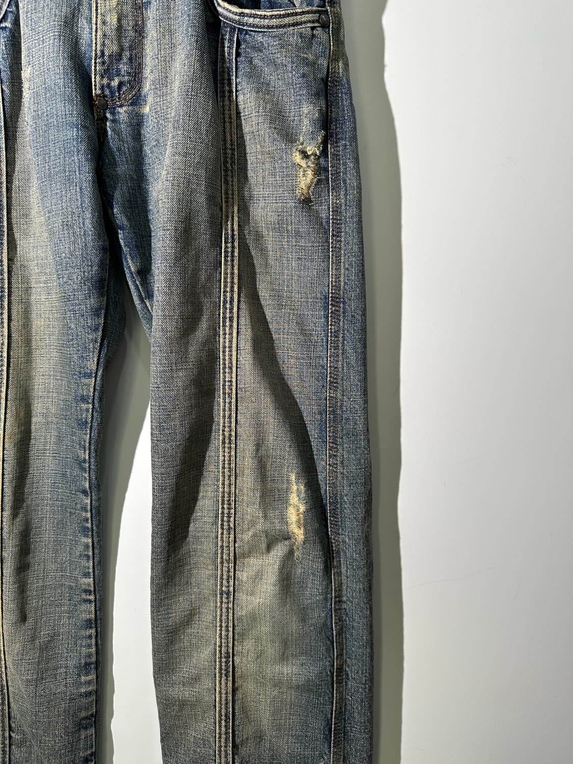 absolute joy 로우라이즈 와이드 데님 팬츠 상품이미지3