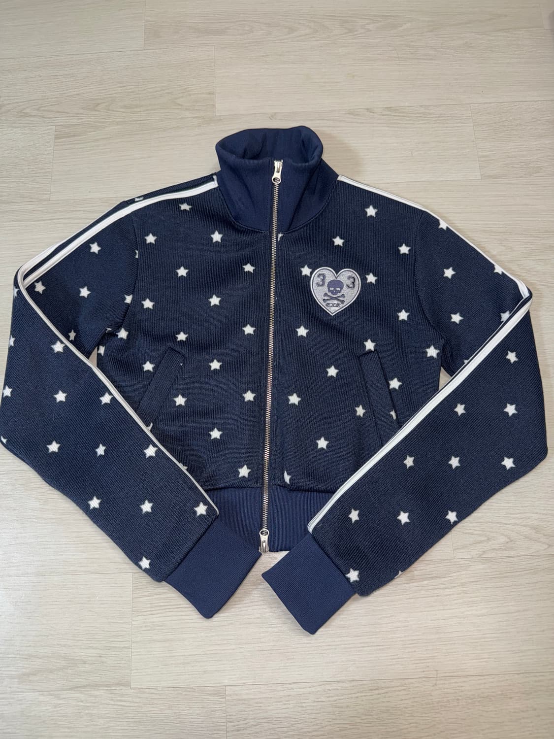 셋업이엑스이 STAR SPORTY 네이비 집업 상품이미지5