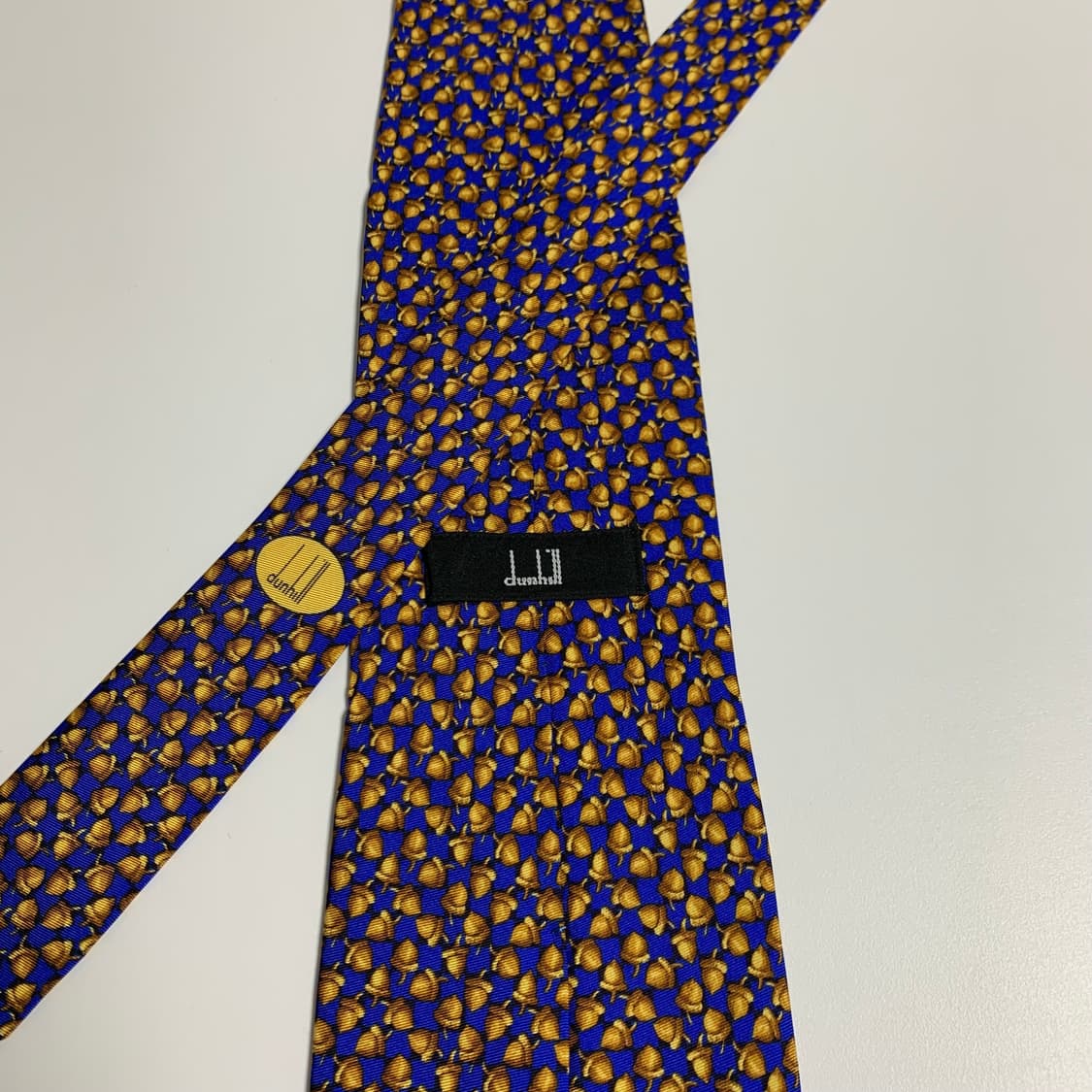 던힐(Dunhill) 명품넥타이 100실크 기하학적패턴 9.5cm 상품이미지5