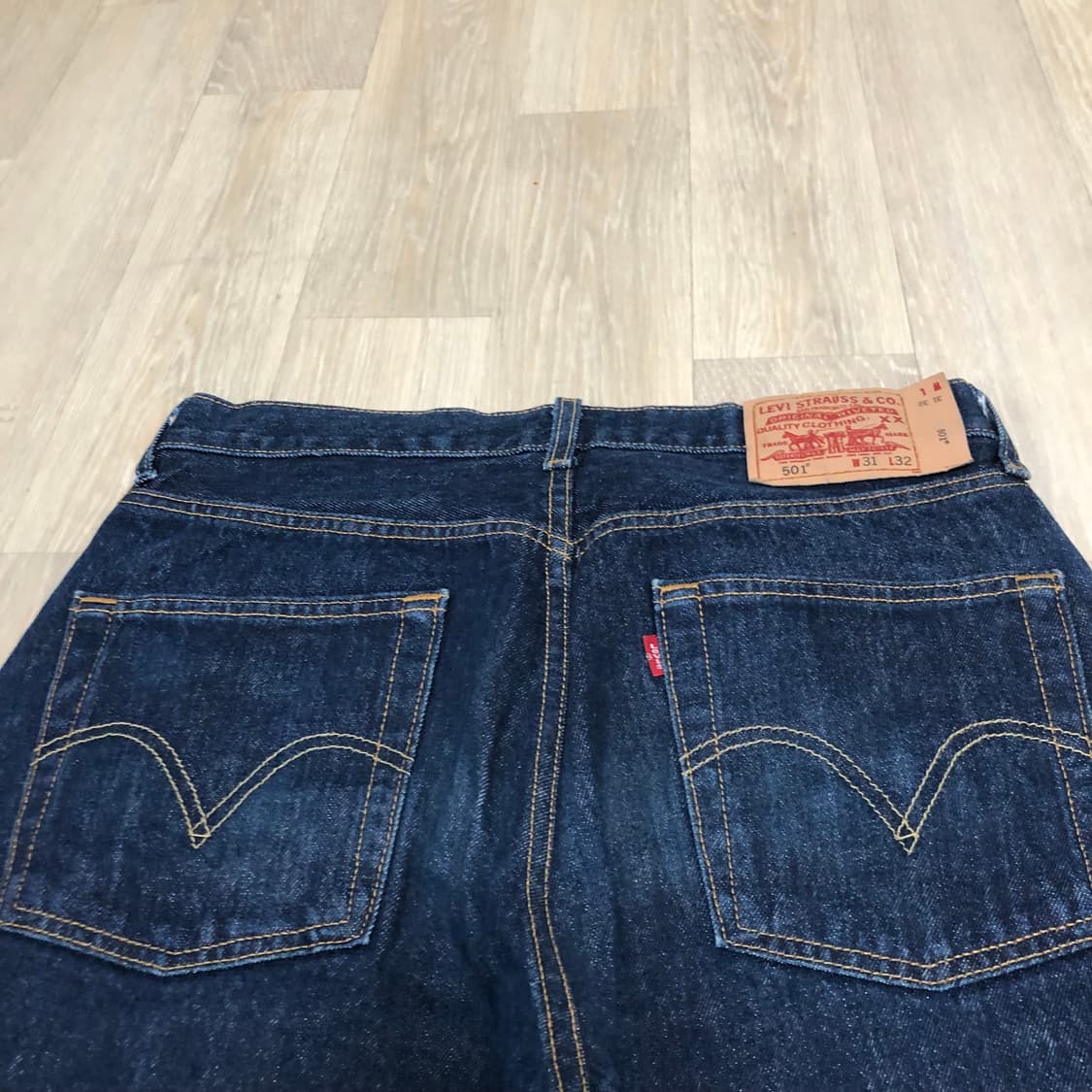 (31) 00's 리바이스 Levi's 501 스트레이트핏 중청 데님 상품이미지8