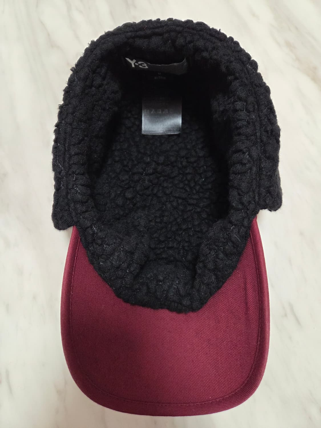 Y-3 요지야마모토 버건디 군모 상품이미지4