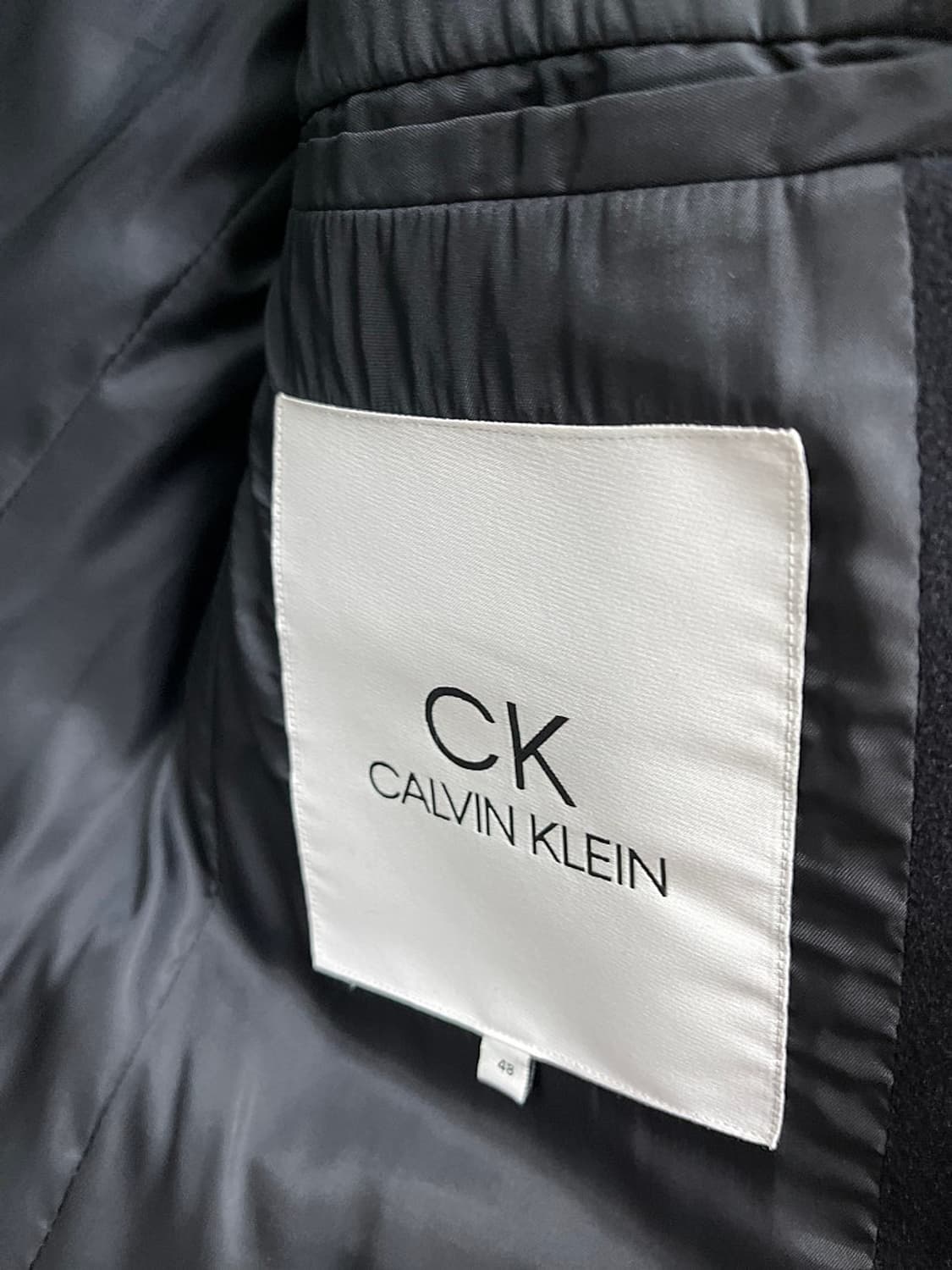 95-100) 켈빈클라인 로로피아나 캐시미어100% 코트  상품이미지6