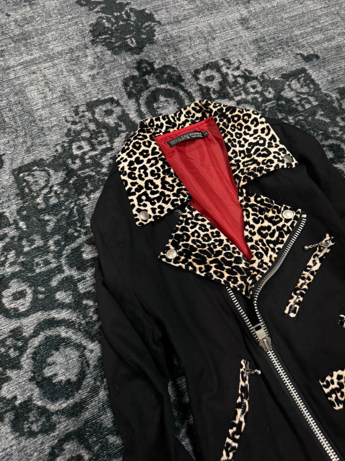 Hellcatpunks leaopard rider jacket 상품이미지2