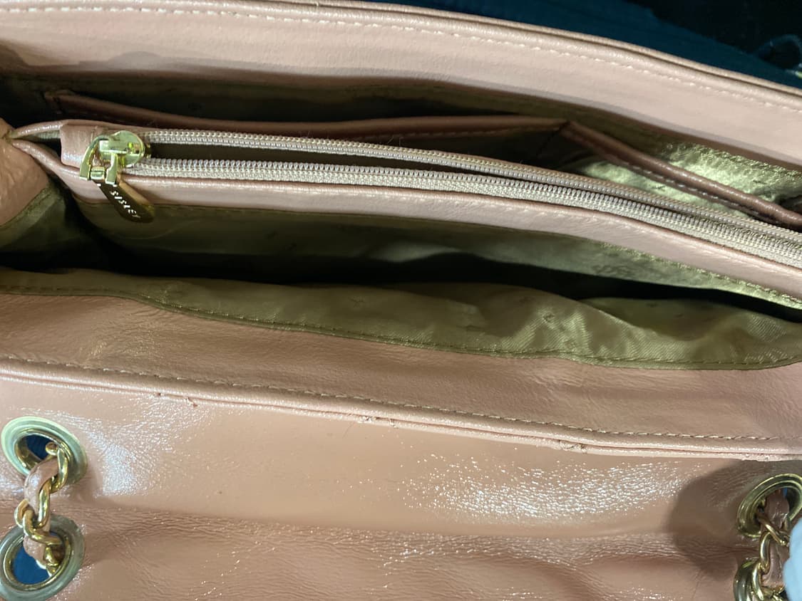 시슬리 퀼팅 체인 가방 핑크 상품이미지9