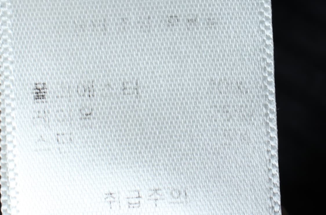 W(F) 바이바이섭 반팔 티셔츠 슬림핏 블랙 골지-H32326 상품이미지6