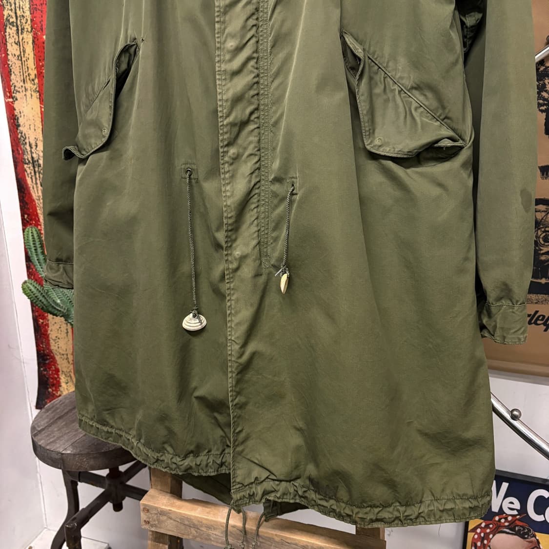50s 오리지널 밀리터리 M-51 1952년 생산 피쉬테일 파카 N433 상품이미지4
