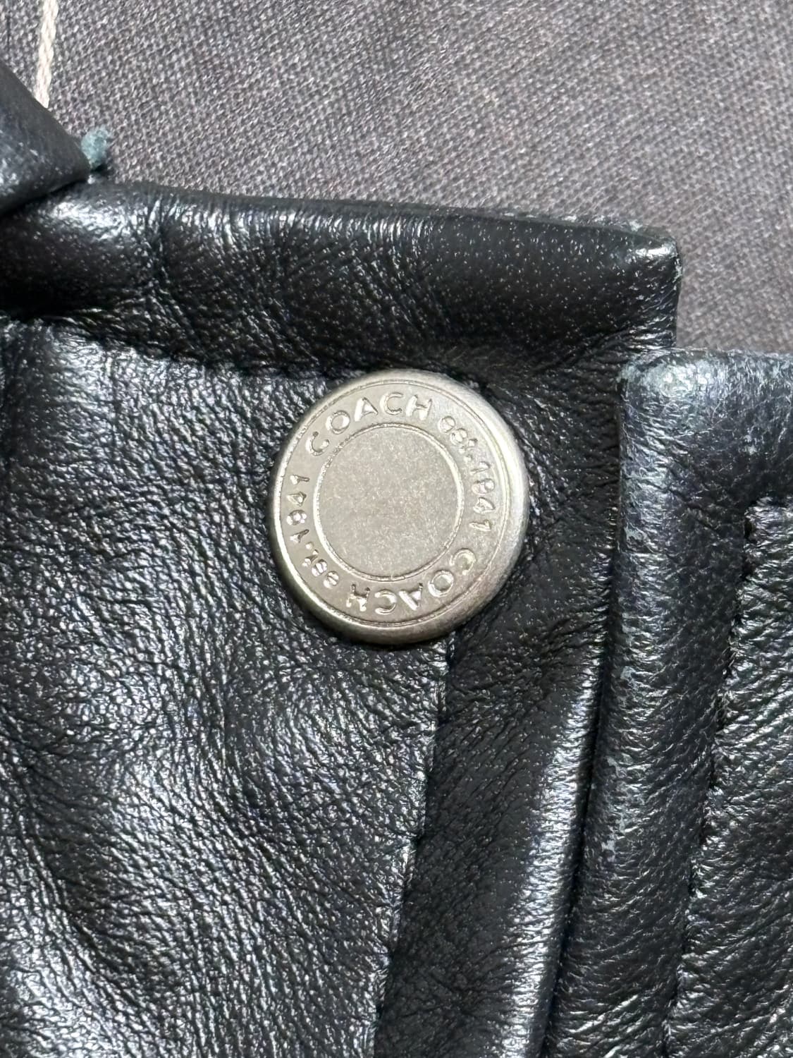 00's 코치 위켄드 레더 자켓 상품이미지6