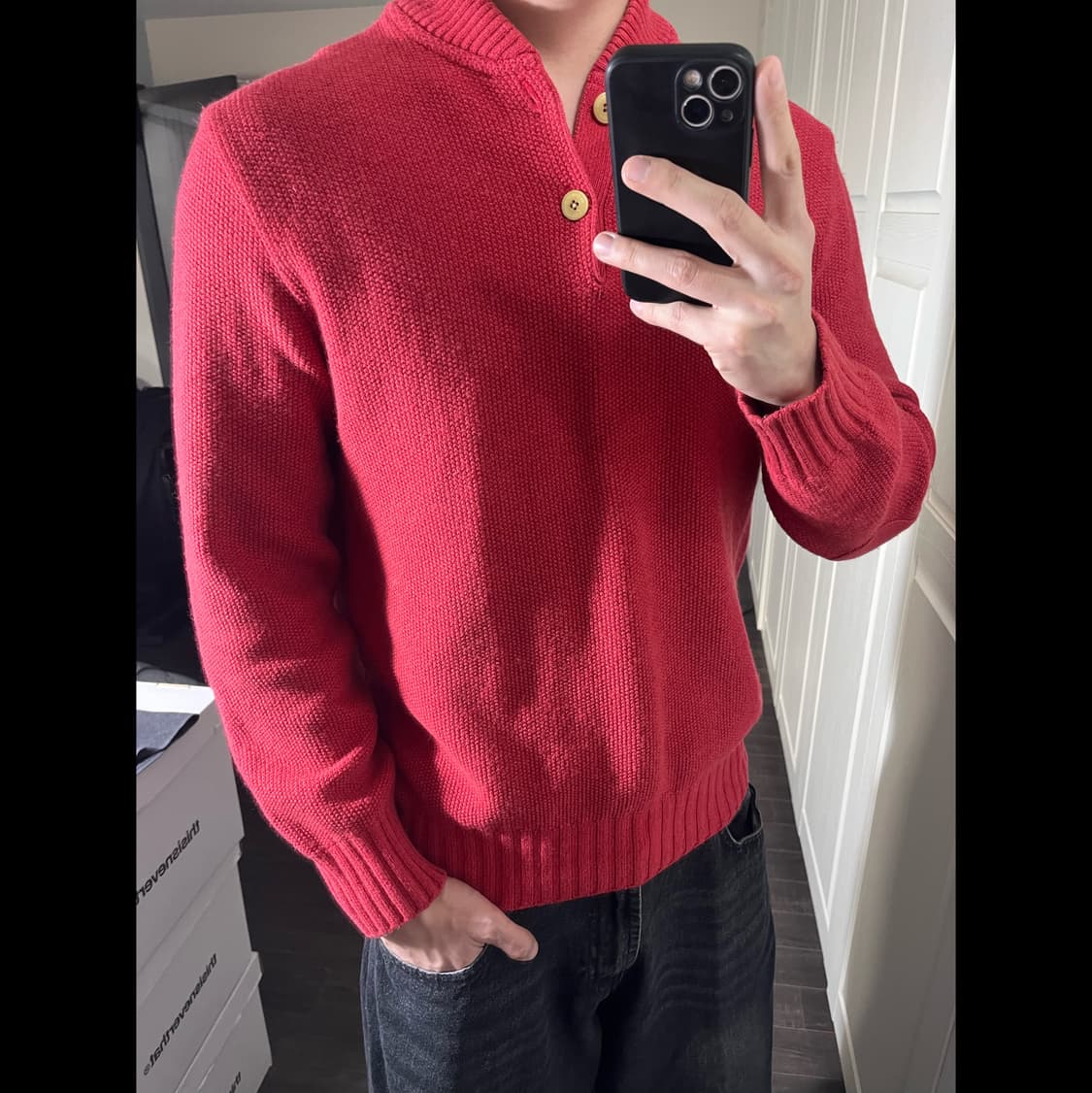 [105] Henry Cottons 헨리코튼 헨리넥 니트 상품이미지1