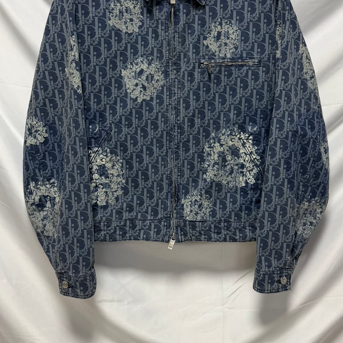 [S+급/46] 디올 X 데님 티어스 오블리크 데님 블루종 자켓 상품이미지3