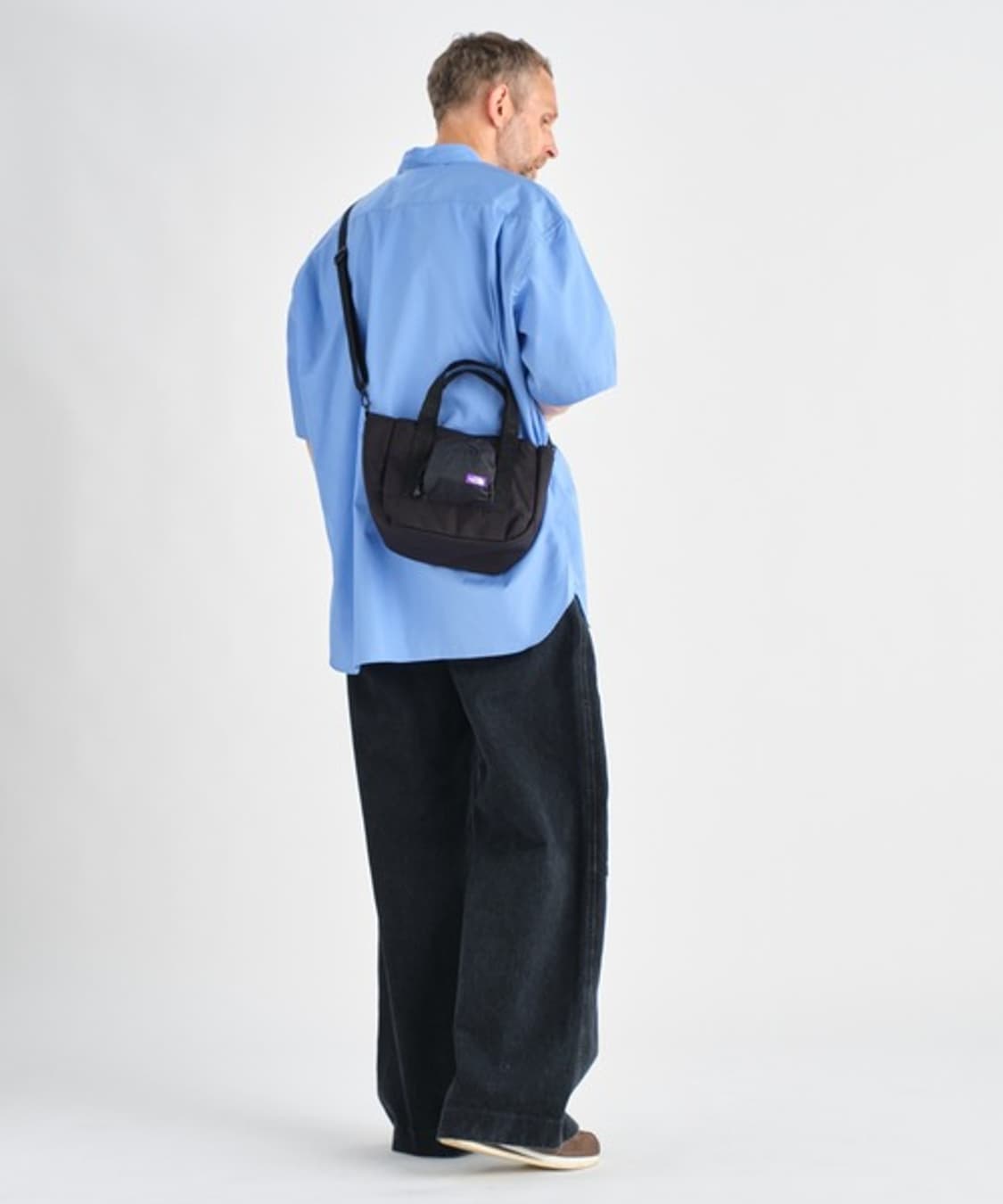 노스페이스 퍼플라벨 코듀라 나일론 숄더 토트백 판매  상품이미지2