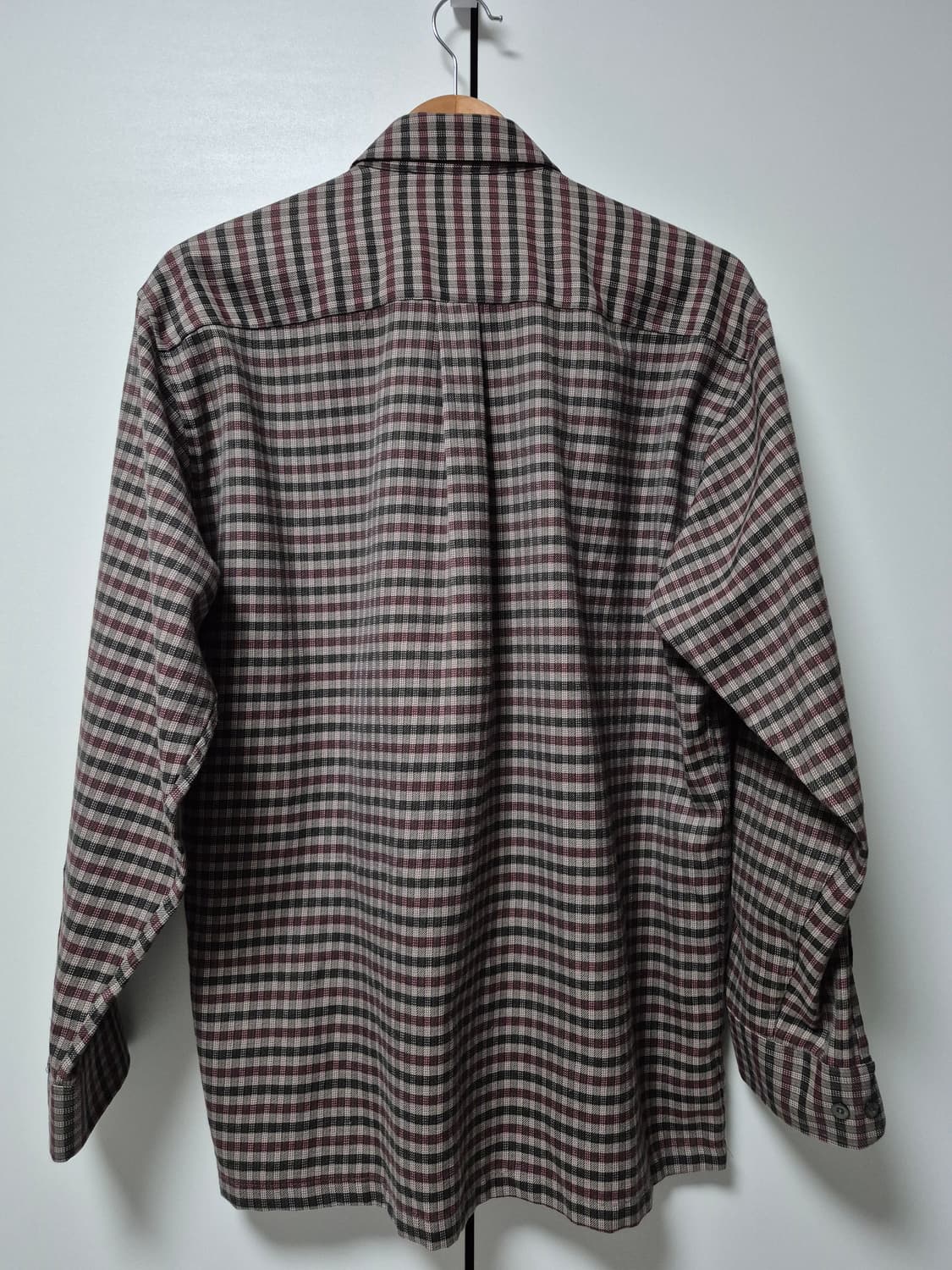 랑방 올드스쿨 체크무늬 셔츠 남성 105사이즈 상품이미지4