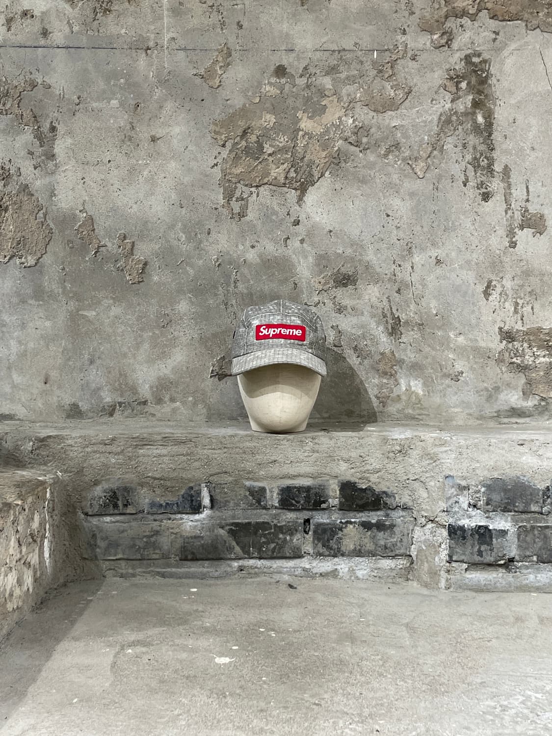 슈프림 23F/W 스톤 디스트레스드 립스탑 캠프캡 상품이미지2