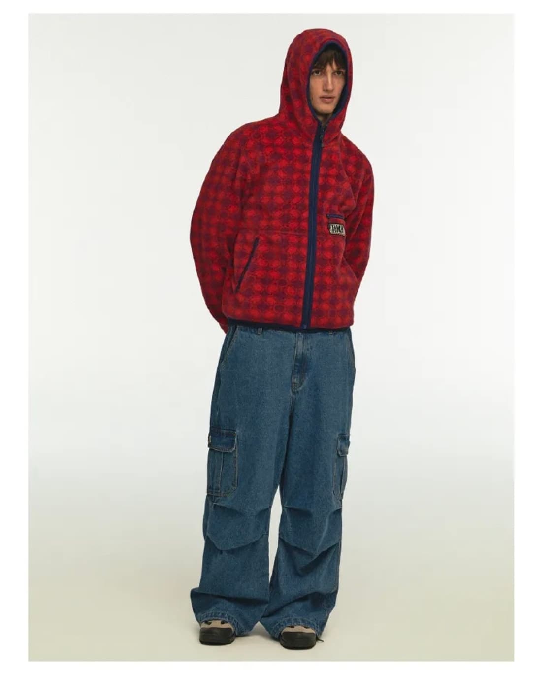 [ 테켓]Weekend Reversible Fleece Jaket Red 상품이미지7