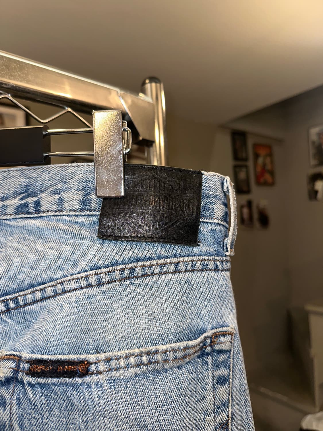 00’s Harley Davidson washed denim pants 상품이미지9