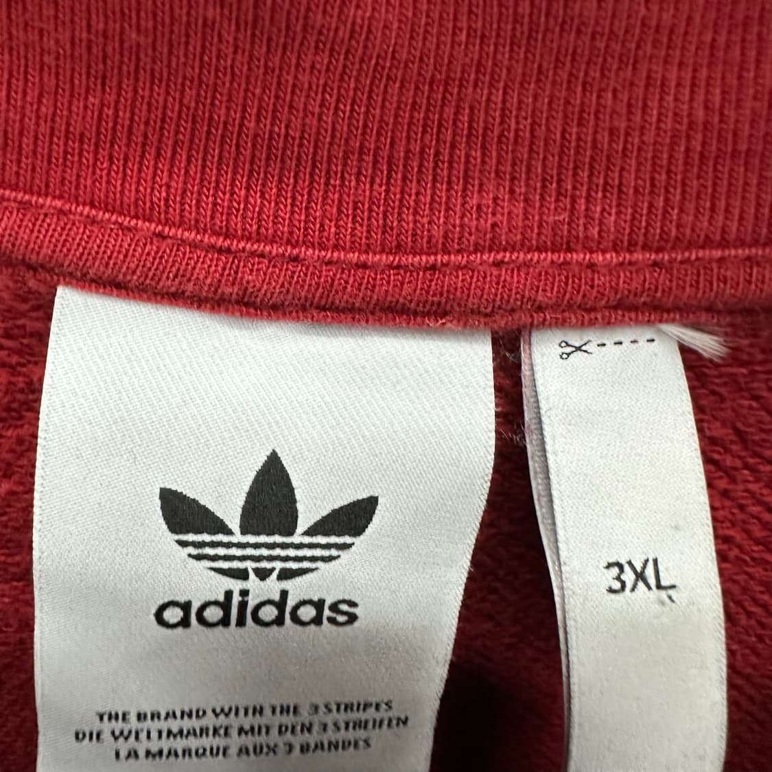 3XL 아디다스 남자 빅로고 맨투맨 상품이미지3