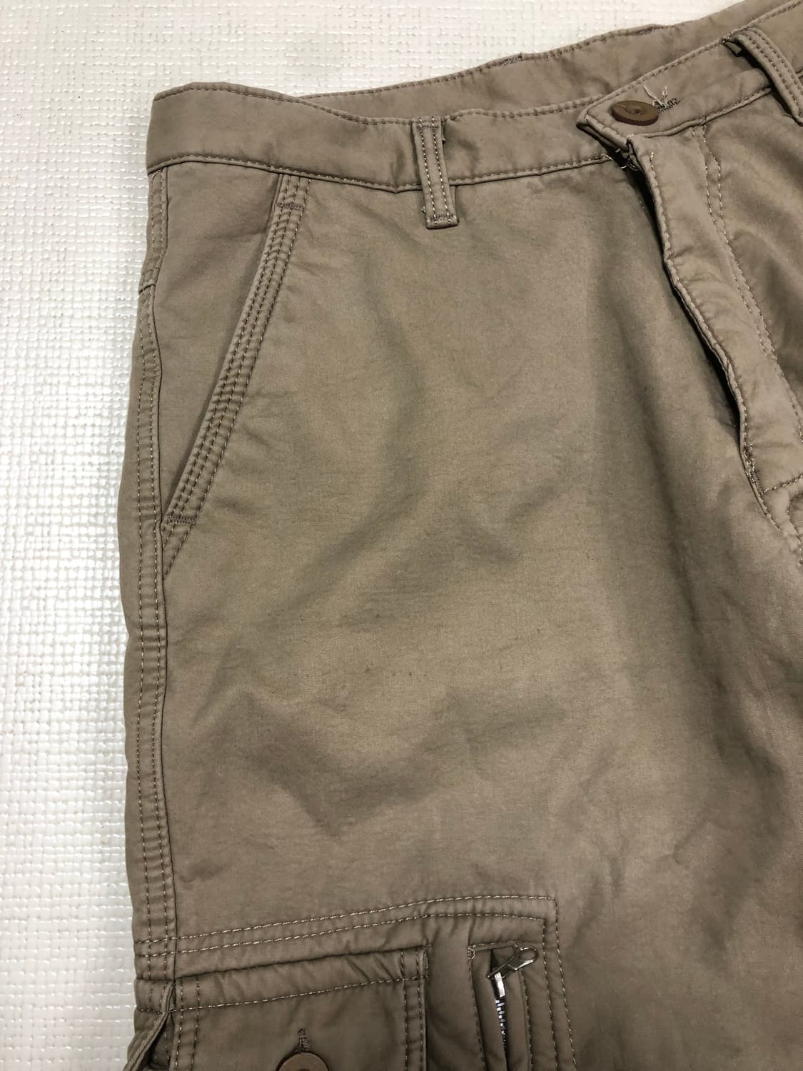 빈티지 베이지 코튼 카고 팬츠 상품이미지9