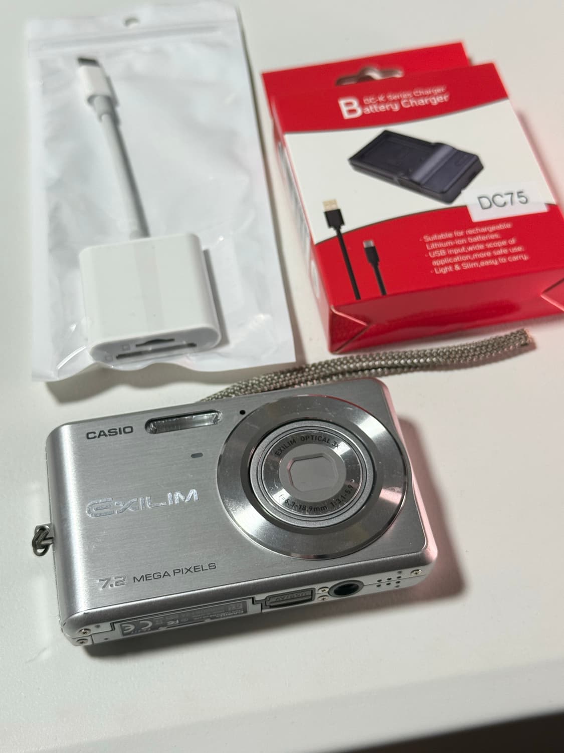 실버 빈티지 디카 카시오 엑슬림 Z77 작례o 상품이미지2