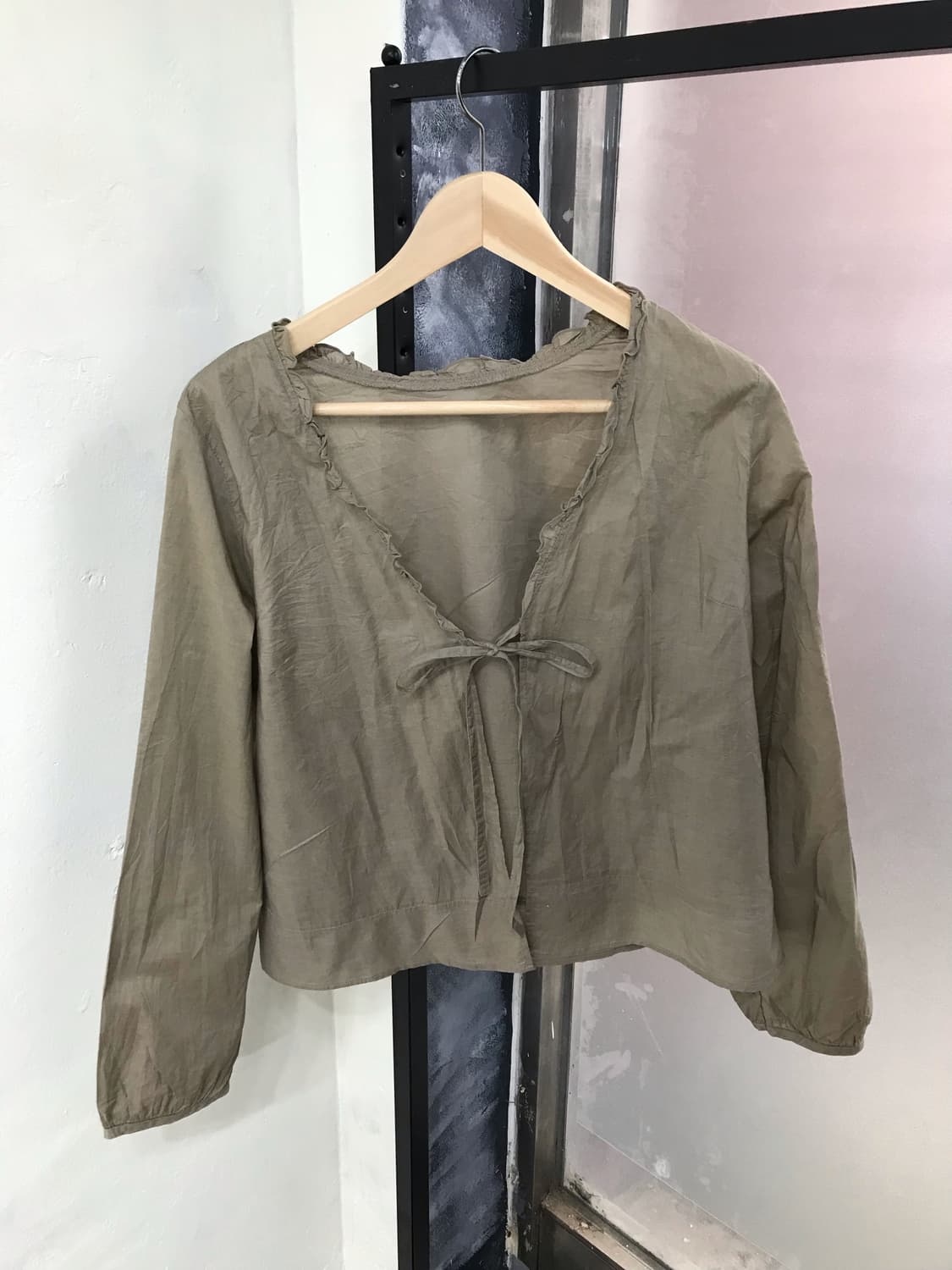 데일리 카키 하구미 잔꽃 타미힐피거 집업 코디세트 상품이미지5