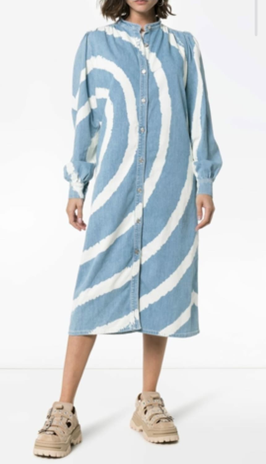 40 가니 GANNI 데님  롱 원피스 상품이미지1