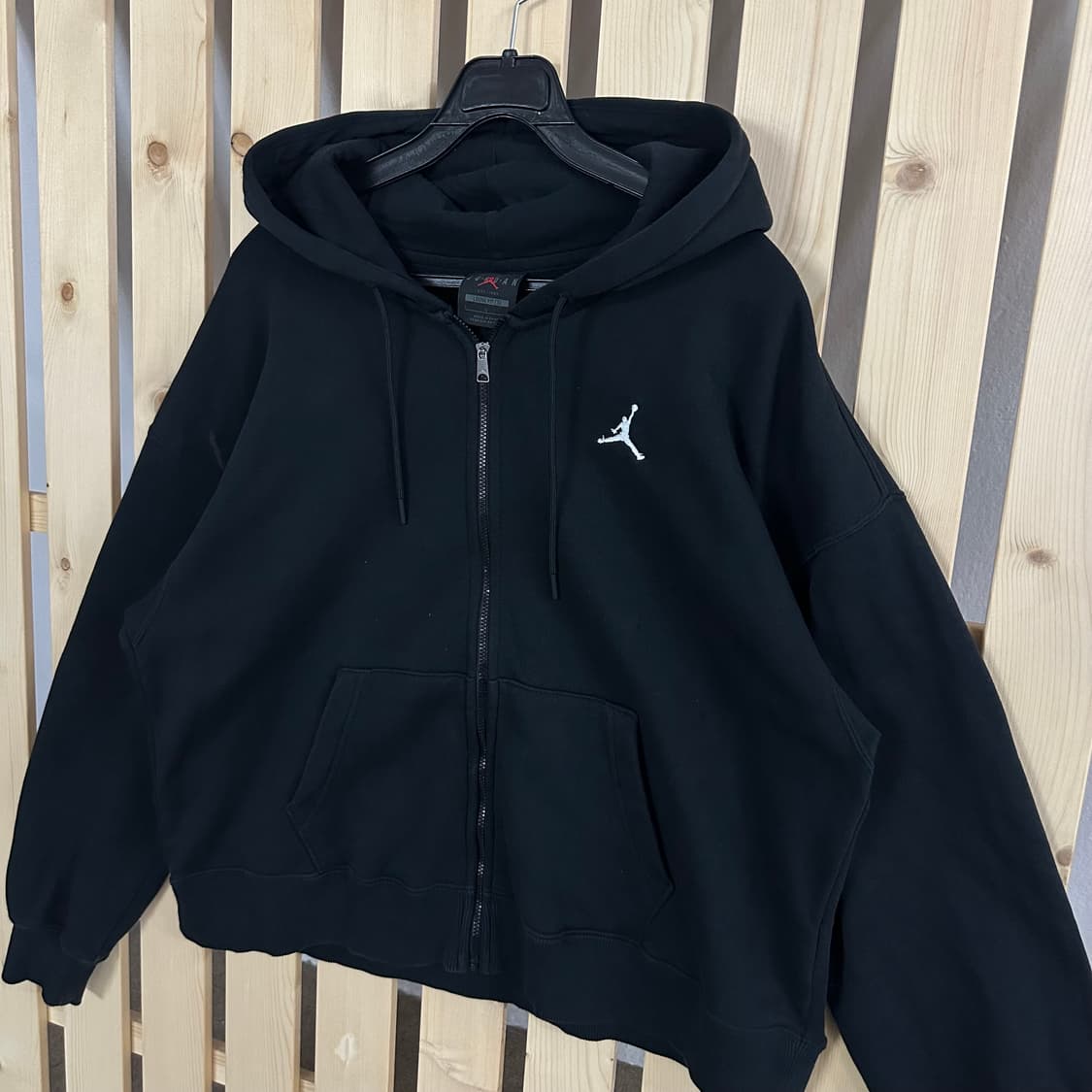 (L) 나이키 조던 블랙 후드집업 상품이미지2