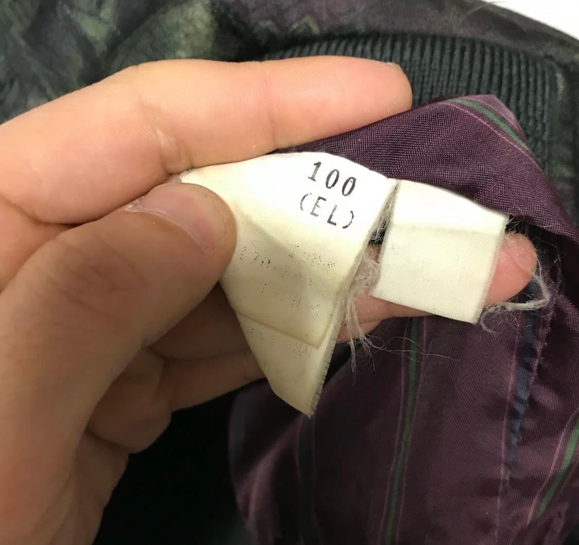 입생로랑 90s 패턴 블루종자켓 상품이미지6