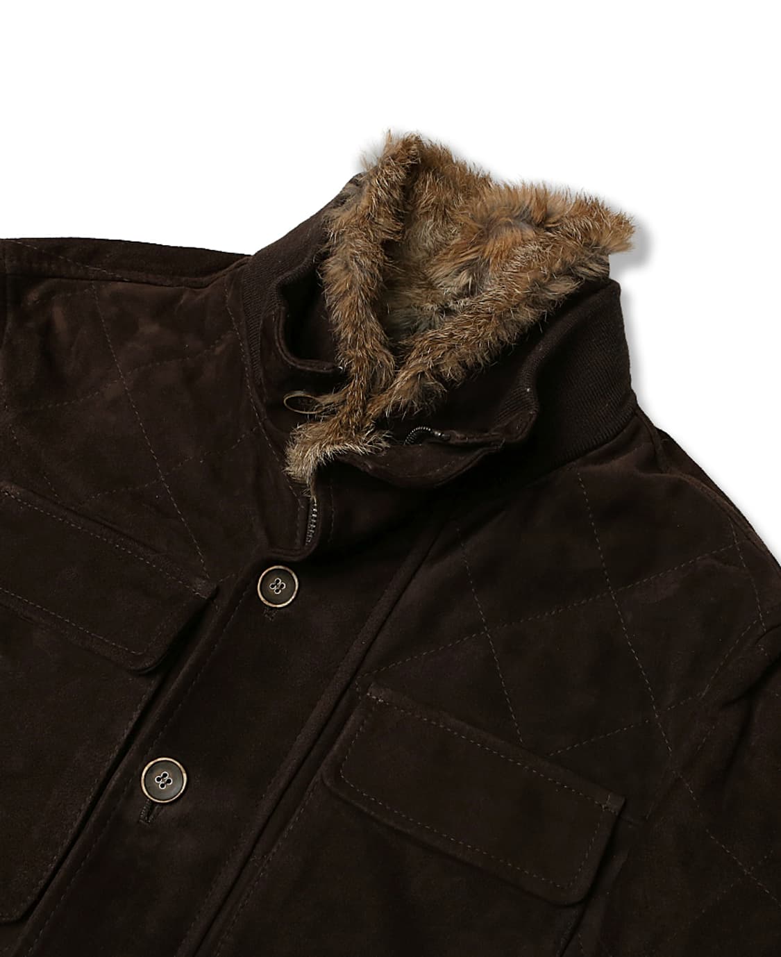 엠메띠 [Emmeti] 엘레강스 스포티보 염소 퀼팅 스웨이드 필드 자켓 상품이미지2