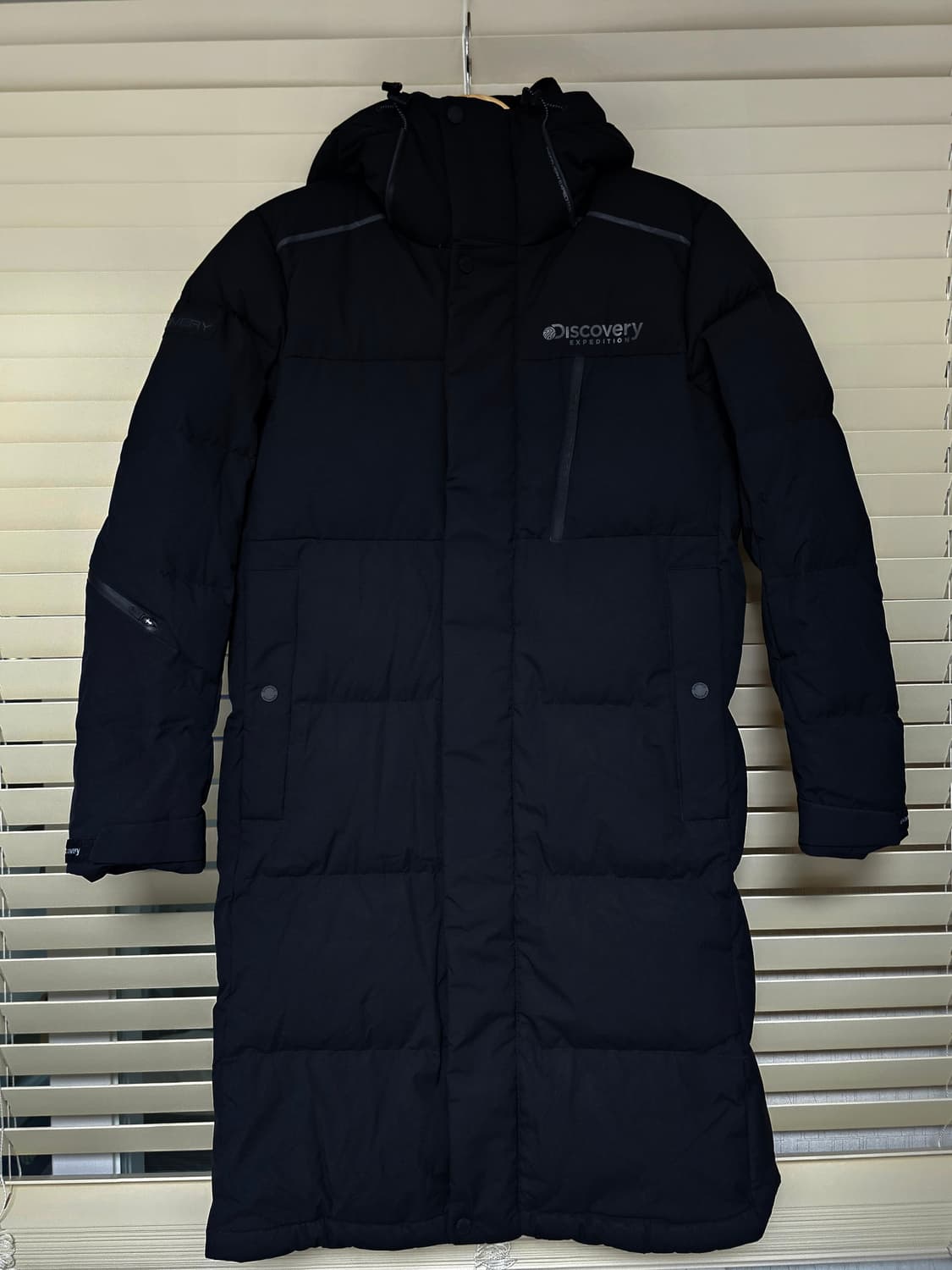 디스커버리 덕다운 롱패딩 블랙 90 상품이미지1