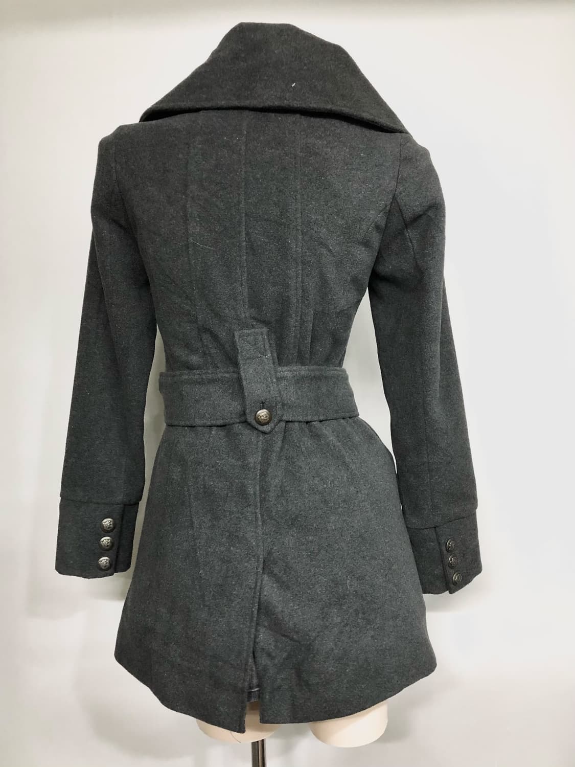 EGOIST charcoal belted coat 상품이미지4