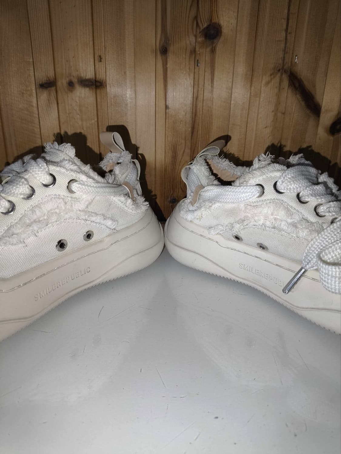 35 220mm 스마일리퍼블릭 캔버스 스니커즈  상품이미지7
