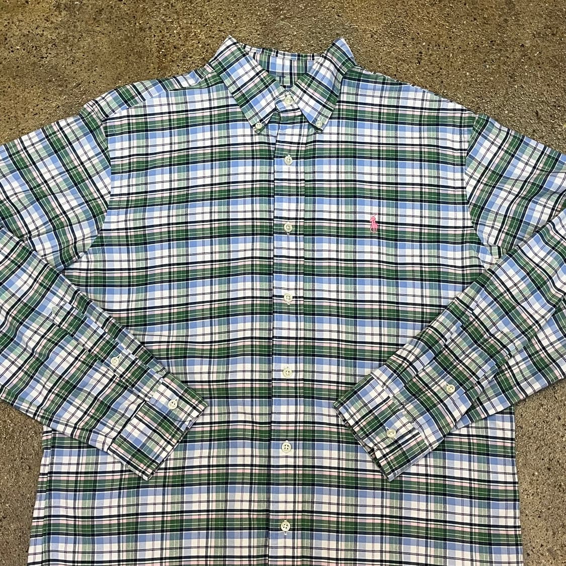 미국 빈티지 폴로 랄프로렌 체크셔츠 남방 상품이미지2