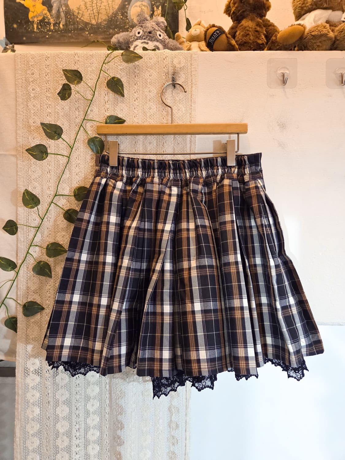 axes femme 체크 치마바지 상품이미지6