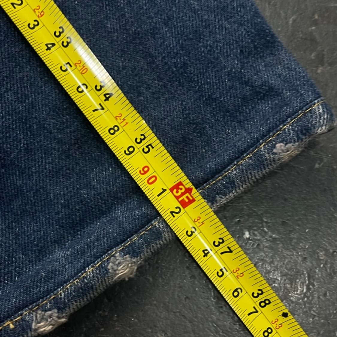 34 리바이스 901 타입원 Thread 자수 데님팬츠  상품이미지9