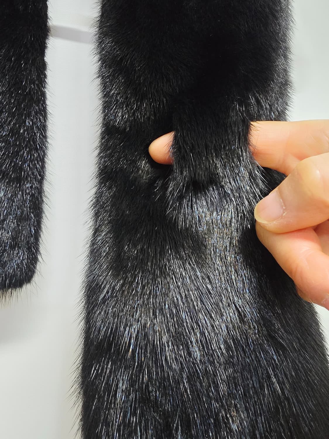 블랙 밍크 털 목도리 머플러 상품이미지4