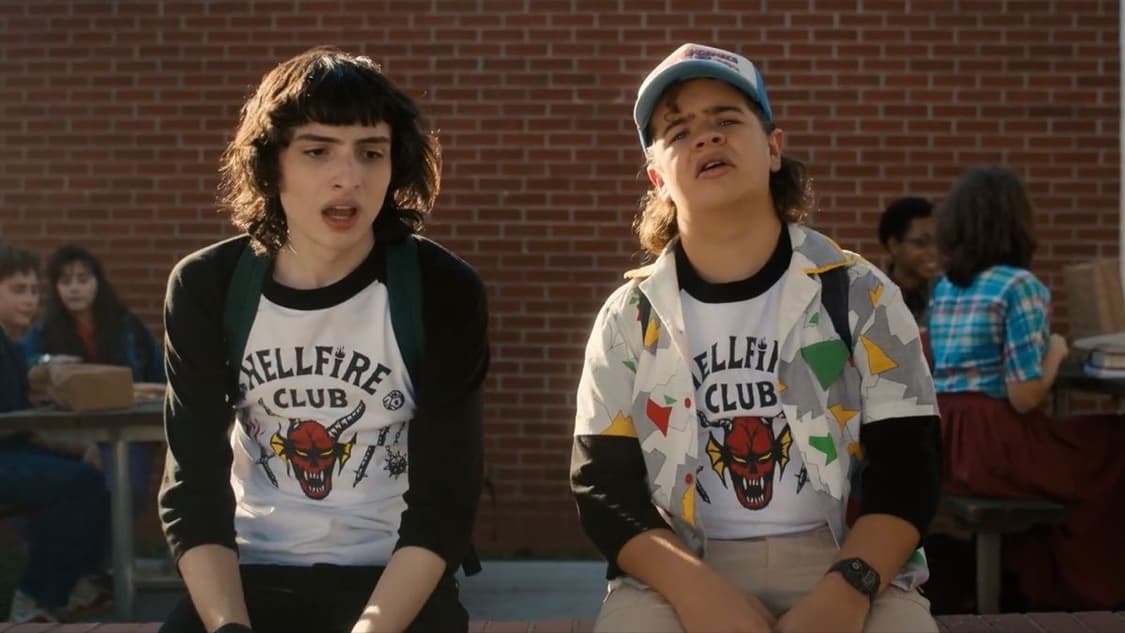 넥플릭스 기묘한이야기 헬파이어 클럽 티셔츠 상품이미지3