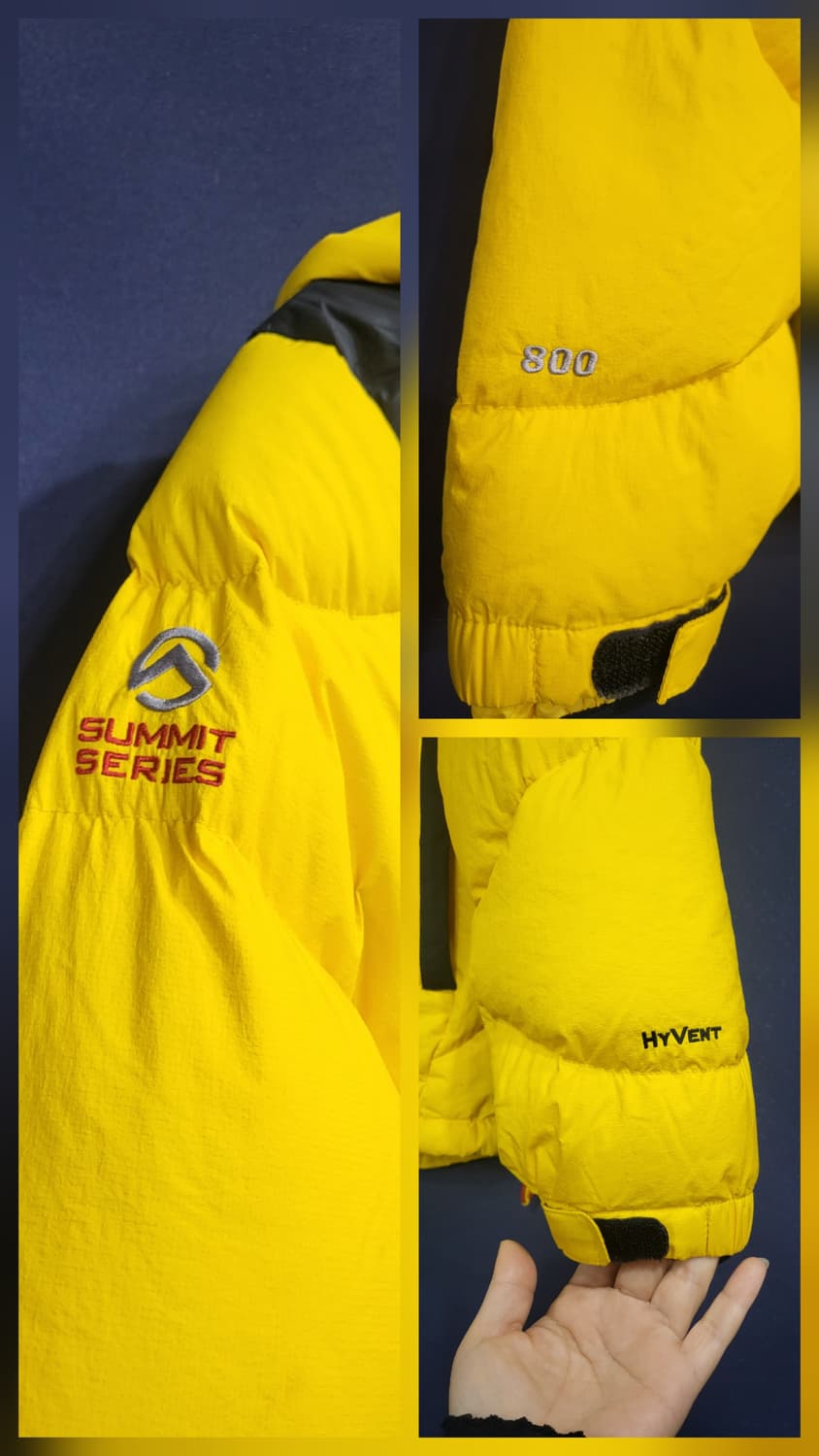 노스페이스 구스다운 800필 패딩 상품이미지4