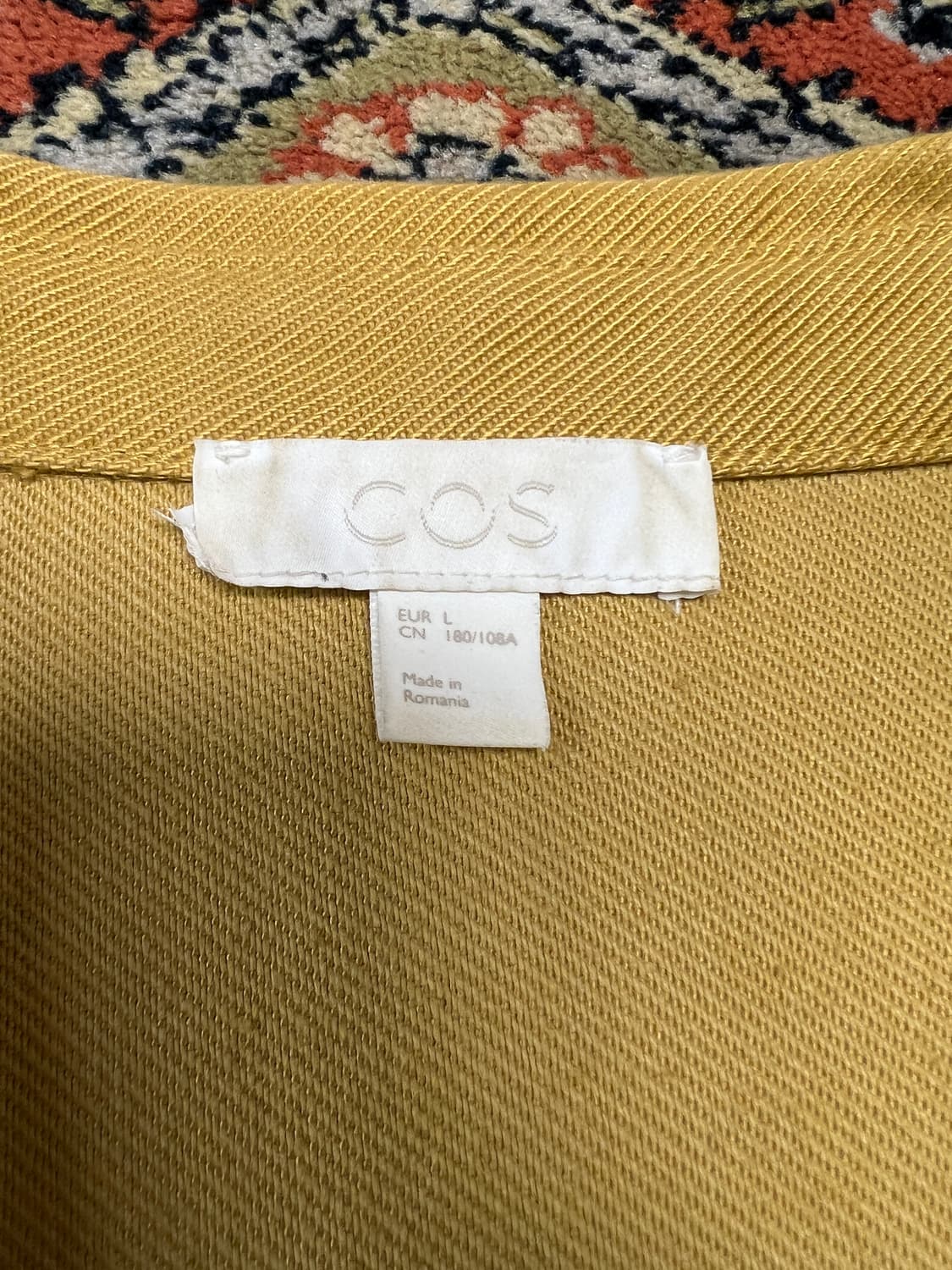 [L] COS 옐로우 셔츠 자켓 상품이미지3