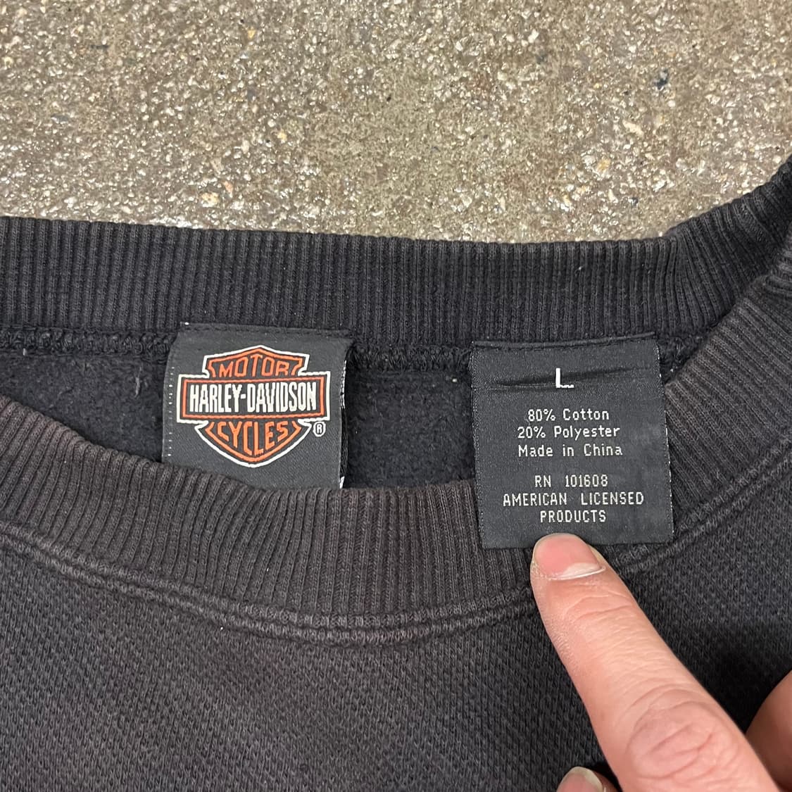 할리데이비슨 플레임 스웻셔츠 (105) 상품이미지8
