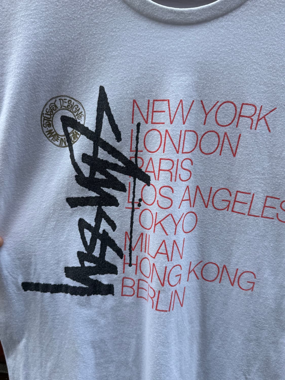 스투시 월드투어 반팔티셔츠  상품이미지2