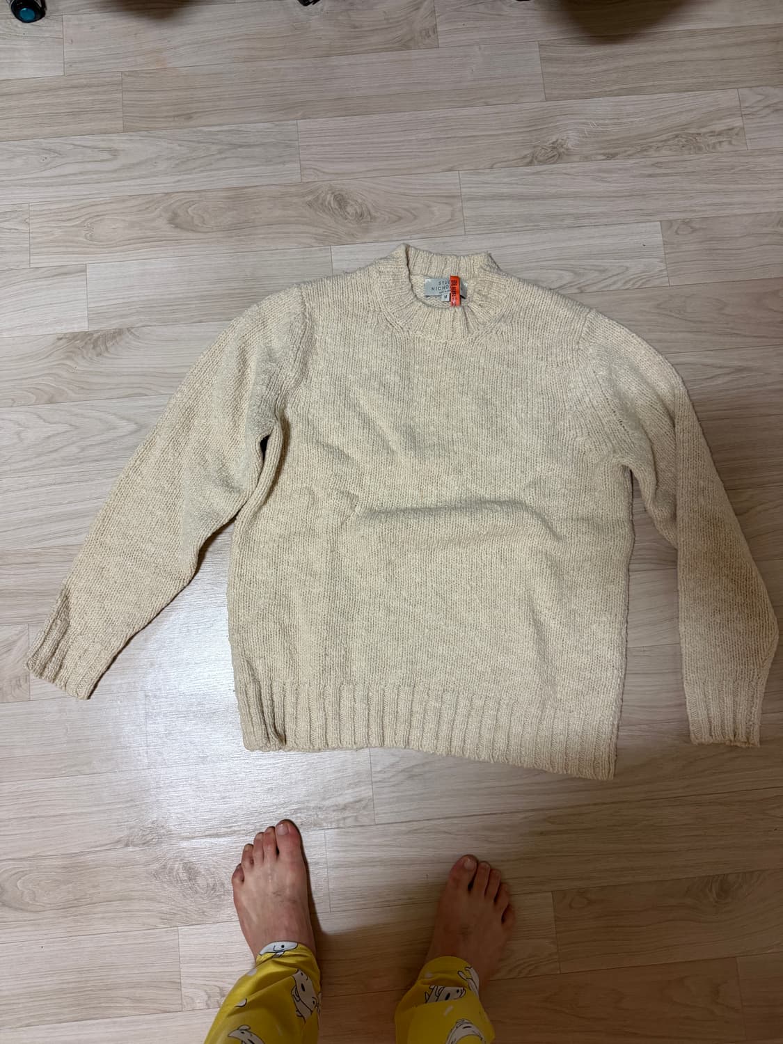 [m] 스튜디오니콜슨 니트 베이지 상품이미지1