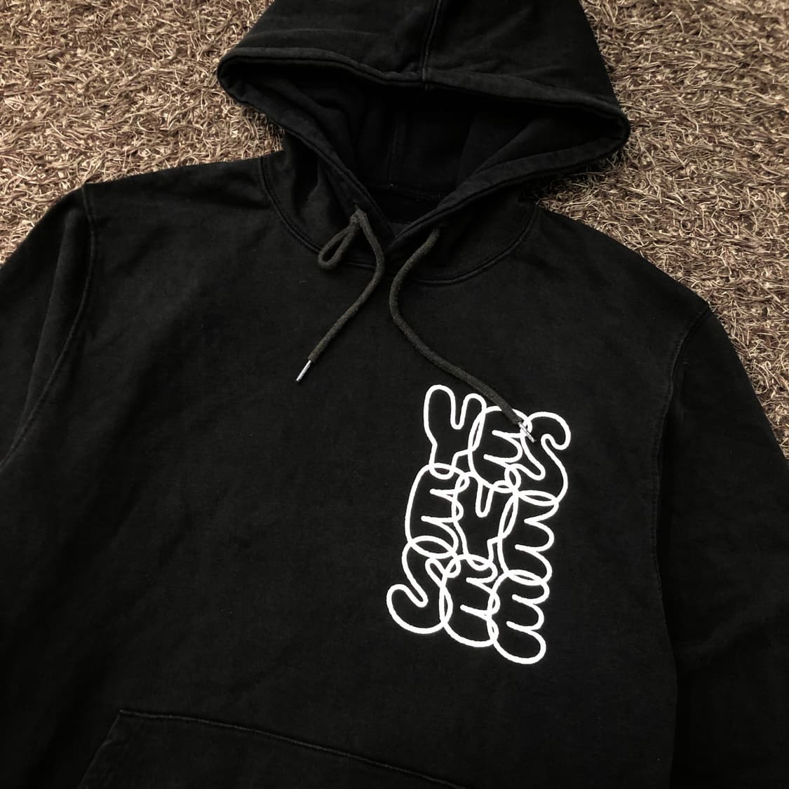 M 예스아이씨 백로고 후드티 상품이미지2