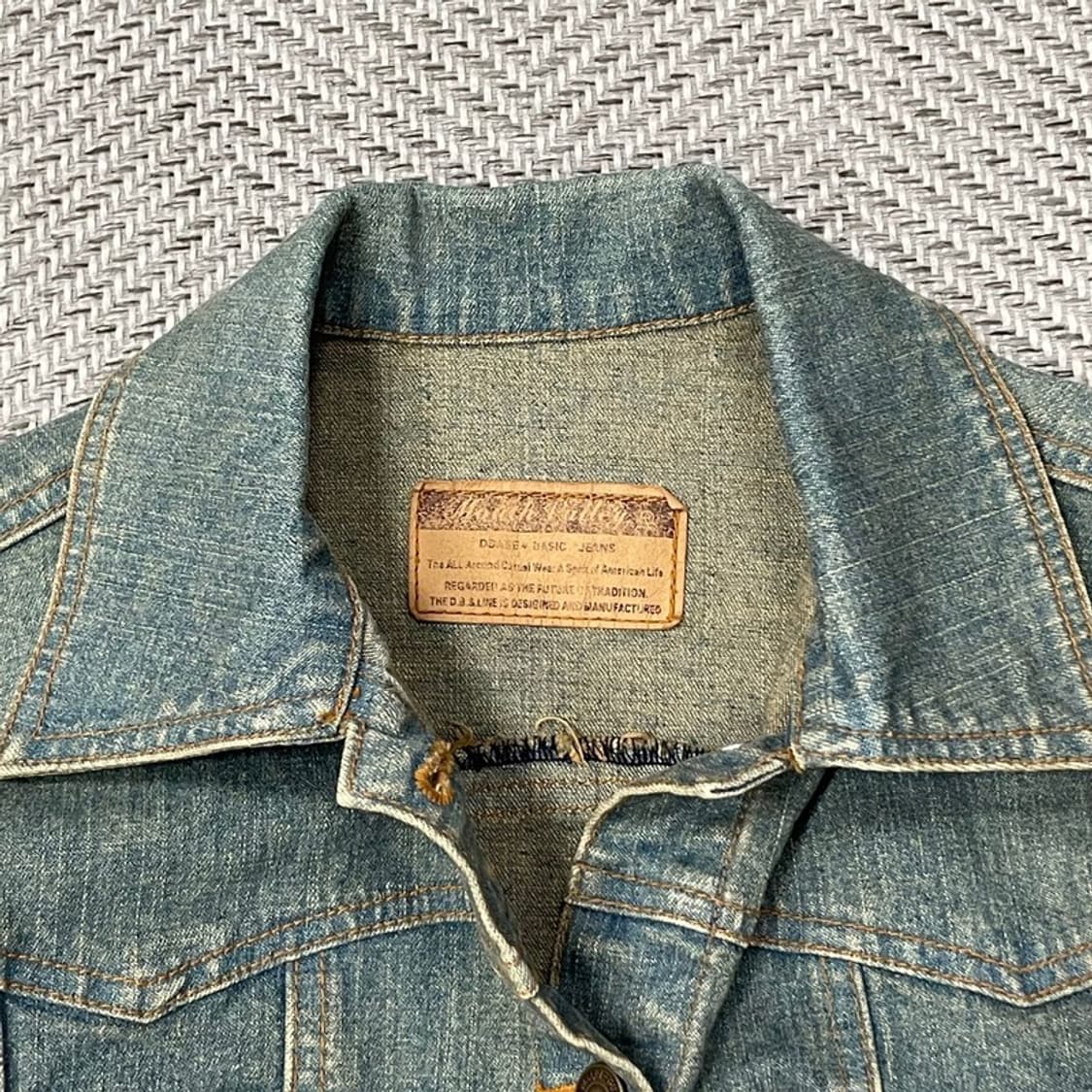 Y2k 데님 자켓v0035 상품이미지6