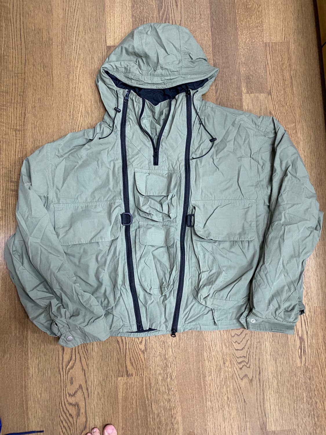 12게이지 카고 아노락 재킷 라이트 카키 os 상품이미지1