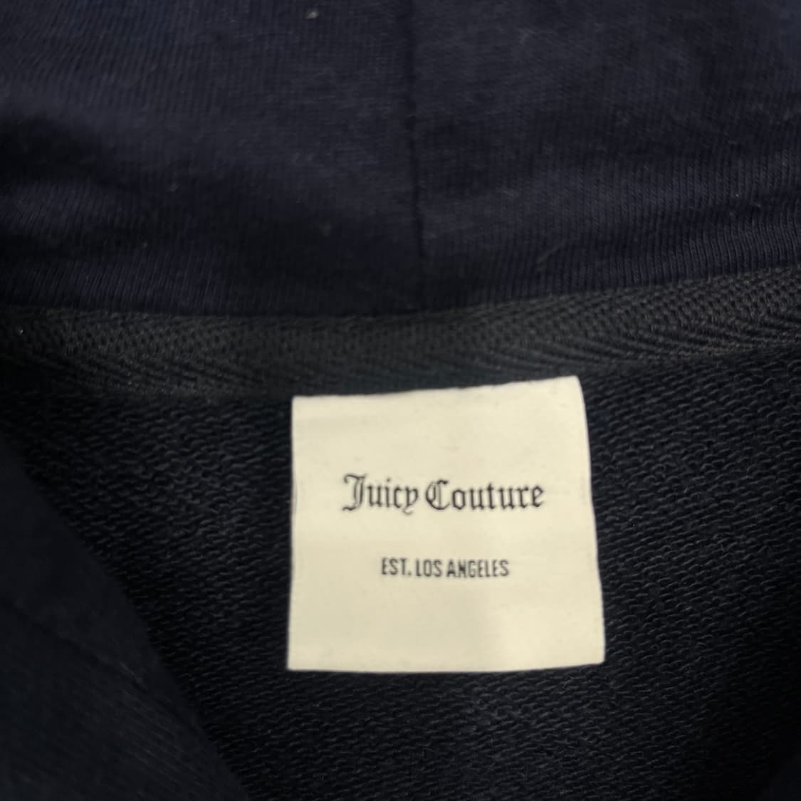 F 쥬시 꾸뛰르 네이비 후드티  상품이미지4