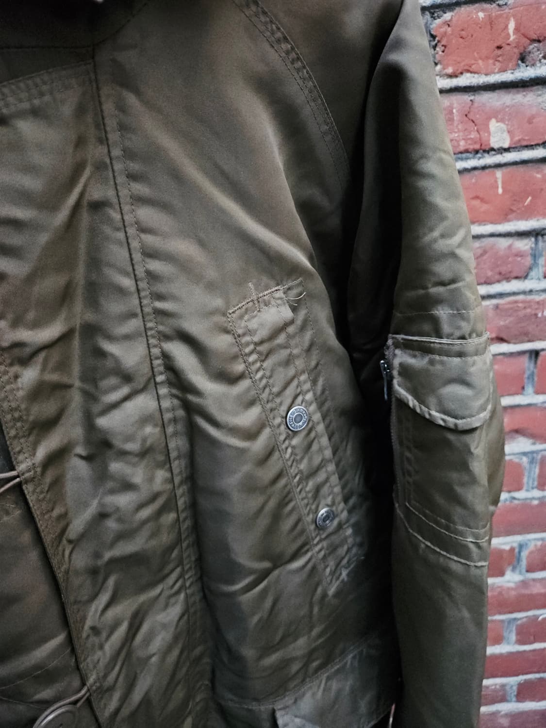 🌊90's GAP N-3B Parka 상품이미지4